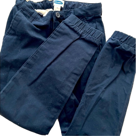 OLD Navy Size 8 Boy’s Uniform Pants, Cuffed Ankles - Picture 1 of 3